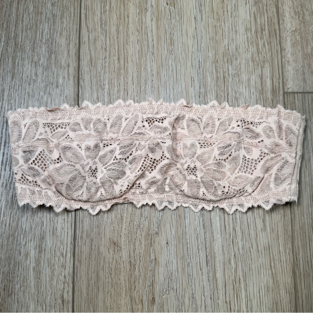Aerie Lace Strapless Bandeau size 32B